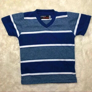 Coney Island T-Shirt  Blue & White Stripes Size 3T